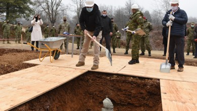 Photo of FOTO Položen kamen temeljac vojne ambulante na poligonu na Slunju