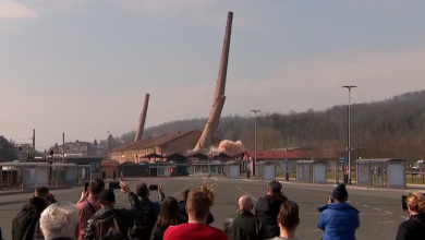 Photo of VIDEO Uklonjeni su dimnjaci stare ciglane na Črnomercu