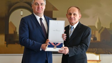Photo of Predsjednik Milanović odlikovao Danijela Borovića Redom kneza Domagoja