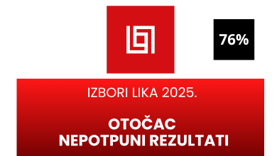 Photo of U Otočcu razlika 280 glasova