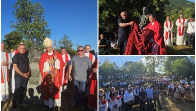 Photo of FOTO Donji Kosinj svečano proslavio sv. Petra i Pavla – otkriveno poprsje Ambroza Kacitića, prvog hrvatskog tiskara