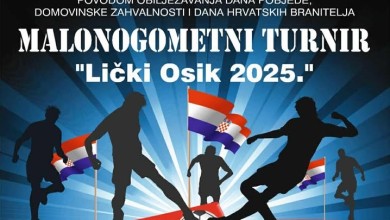 Photo of Malonogometni turnir u Ličkom Osiku povodom Dana pobjede i Dana hrvatskih branitelja