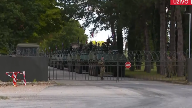 Photo of VIDEO Impresivni prizori ispred vojarne Croatia: U grad kreće 505 borbenih i neborbenih vozila