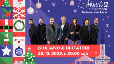 Photo of Giuliano & Diktatori stižu u Otočac – Božićni koncert koji se ne propušta!