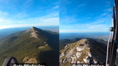 Photo of Adrenalin u oblacima: Paragliding let iznad Plješivice
