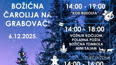 Photo of Sutra svi na Božićnu čaroliju na Grabovači!