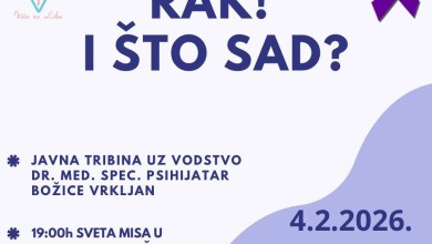 Photo of Zajedno protiv raka: Tribina „Rak! I što sad?“ u Gospiću