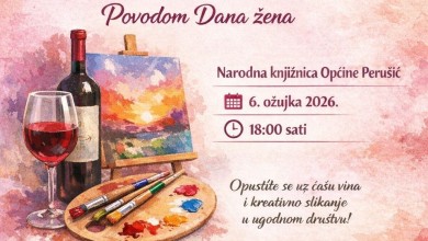 Photo of Paint & Wine radionica u Perušiću povodom Dana žena
