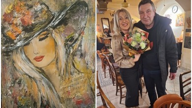 Photo of FOTO Svečano otvorena izložba „Obojena strofa“ Mirjane Modrušan u centru Zagreba