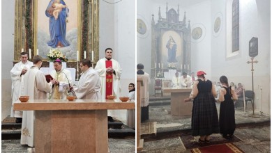 Photo of Biskup Medo posvetio novi oltar u župi Gospe Karmelske u Smiljanu