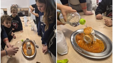 Photo of FOTO Mali znanstvenici u akciji: vulkani eruptirali u knjižnici, znanje raslo cijeli tjedan