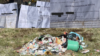 Photo of Bacio kućni otpad u polje kod Dabra, među smećem ostavio i osobne dokumente