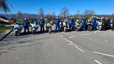 Photo of Policajci i bajkeri zajedno na treningu u Gospiću